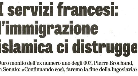 Francese Italia Deve Arrendersi Allintegrazione Degli Immigrati
