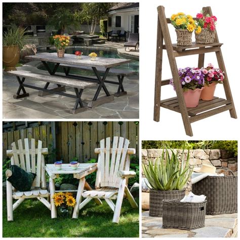 Rustic Outdoor Furniture Farmhouse Style Options The Country Chic