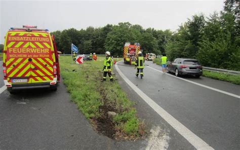 Zwei Verletzte nach Unfall auf A40 - Radio Mülheim