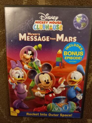 Disneys Mickey Mouse Clubhouse Mickeys Message From Mars Dvd Disney Ebay
