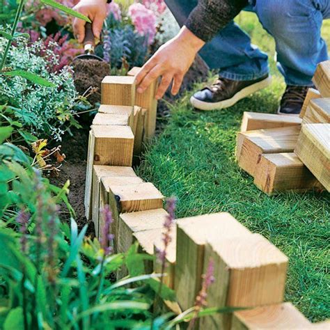 Im bad starten wir in den tag und lassen ihn auch wieder ausklingen. Kreativ-Idee für eine Beeteinfassung aus Holz | Garten ...