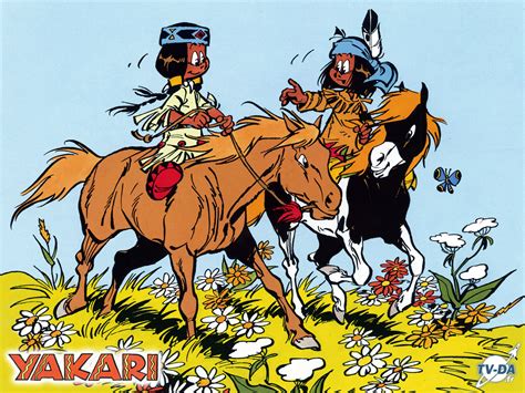 Yakari, Petit Tonnerre et Arcenciel Fonds d'écran  wallpapers