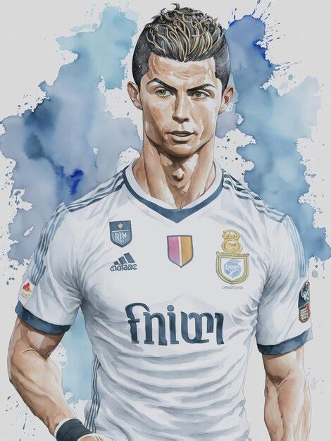 Premium Ai Image Cristiano Ronaldo Cr7 Watew Color