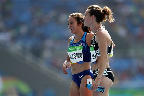 Olympic Runners Abbey Dagostino And Nikki Hamblin Were Given A Special