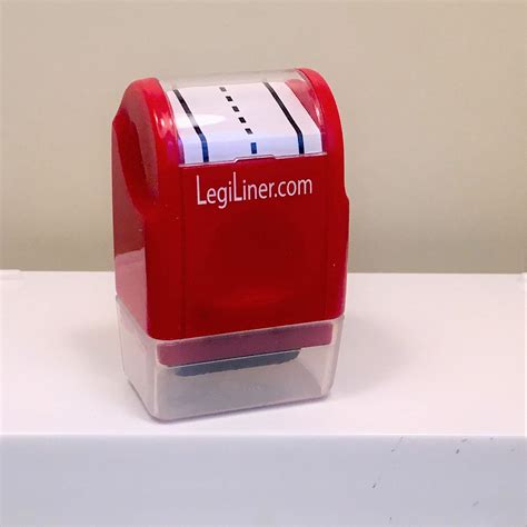 Buy Legiliner 3 4 Dashed Handwriting Line Rolling Self Inking Stamp Handwriting Practice