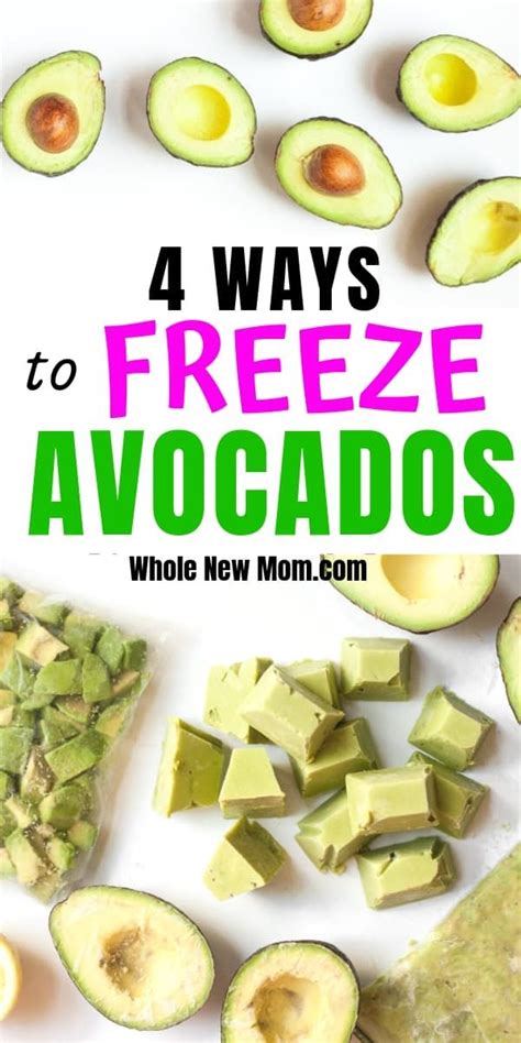 4 Ways To Freeze Avocados It Really Is Possible Whole New Mom