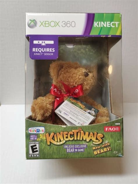Kinectimals Now With Bears Limited Edition Fao Bear Plush Xbox 360