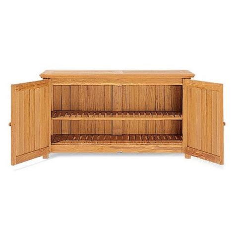 Wholesaleteak Outdoor Patio Grade A Teak Wood Chest Storage Cabinet