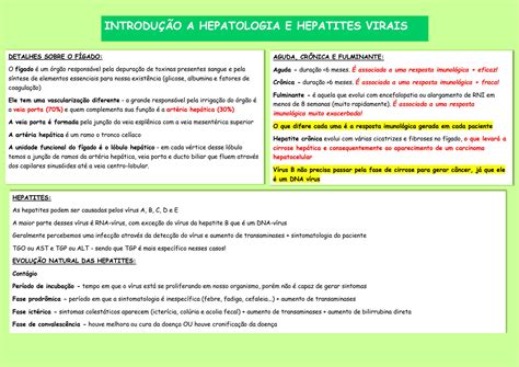 Solution Mapa Mental Introdu O A Hepatologia E Hepatites Virais Studypool