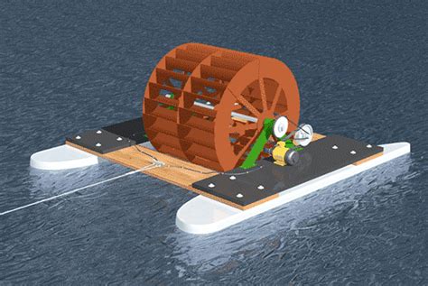 Floating Water Wheel For Hydroelectric Generator — Free Energy Plans