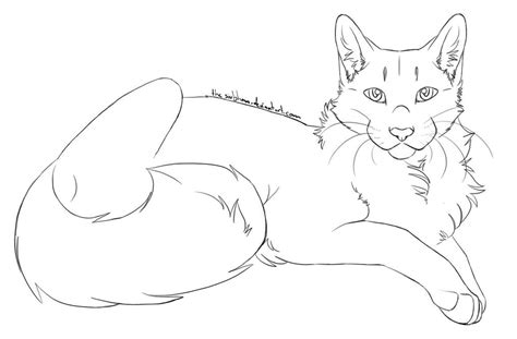 Warrior Cat Lineart Favourites By Glassfaceofbbc On Deviantart