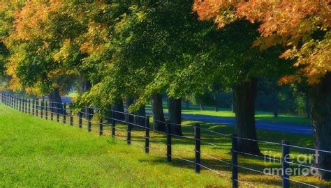 Autumn Country Fence Photograph By Henry Kowalski Fine Art America