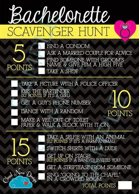 bachelorette party game bachelorette scavenger hunt instant etsy awesome bachelorette party