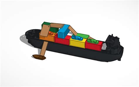 3d Design Mad City Cargo Ship Escape Tinkercad
