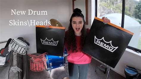 How To Put On New Drum Skins Youtube