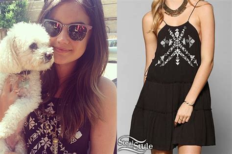 Lucy Hale Tribal Print Dress Steal Her Style