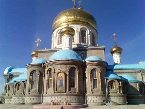Chiesa Ortodossa Russia Del Sud Architettura Caratteristica Cupole
