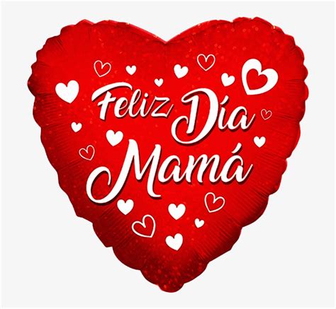 Globo Feliz Día Mamá Corazones Feliz Dia Mama Transparent Png
