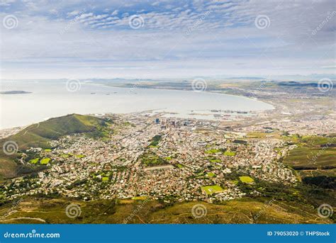 Aerial View Of Cape Town Stock Photo Image Of Vacation 79053020