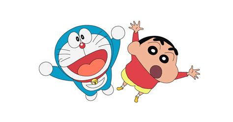 Doraemon And Shin Chan Together