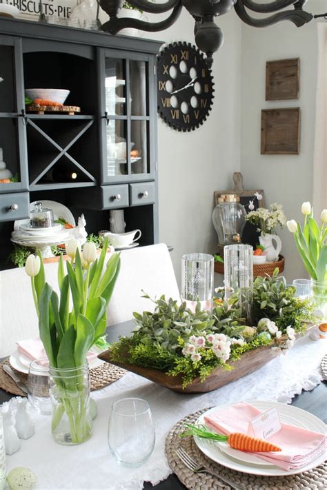 If you're looking for inexpensive ways to make your home more festive in honor of this spring season, you're in the right place. Spring Decorations for the Dining Room - Clean and Scentsible