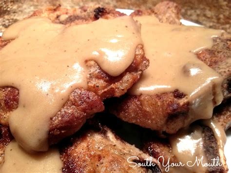 South Your Mouth Fried Pork Chops And Country Gravy
