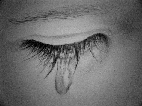 Tearful By Squips On Deviantart Crying Girl Drawing Crying Eyes