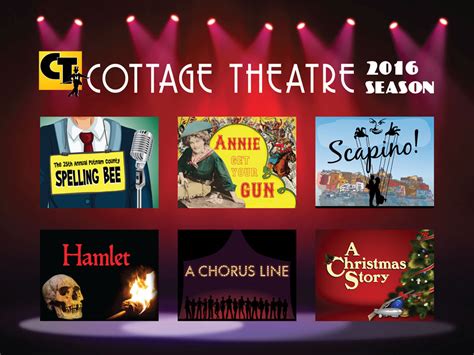 Announcing Our 2016 Season Cottage Theatre