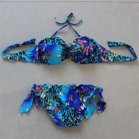 New Women Sexy Butterfly Printing Swimsuit Bikini On Luulla