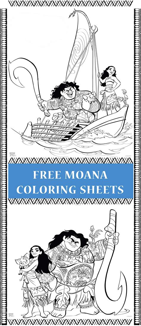 The price is only for the creation of the printable digital file that you need to print on your shirt. Moana coloring pages | Moana Coloring pages and activity ...