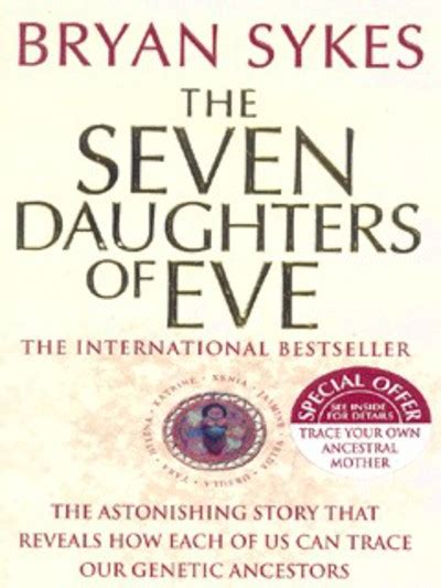 The Seven Daughters Of Eve By Bryan Sykes Paperback Free Shipping