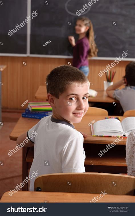 Pupils Aged 11 Sitting Desks Classroom Stock Photo 102624827 Shutterstock
