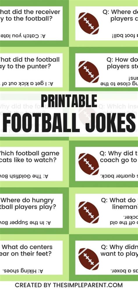 30 Funny Football Jokes For Kids The Simple Parent