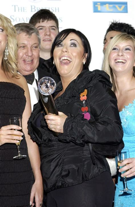 jessie wallace with best soap award during the british soap awards at bbc tv centre in west