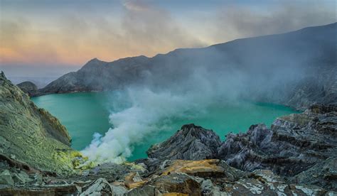 Blue Fire Kawah Ijen Eruption