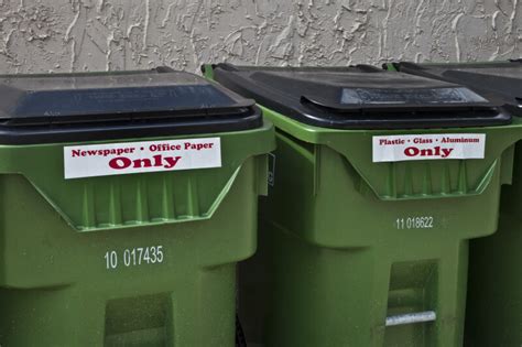 Two Green Recycling Bins Clippix Etc Educational Photos For Students