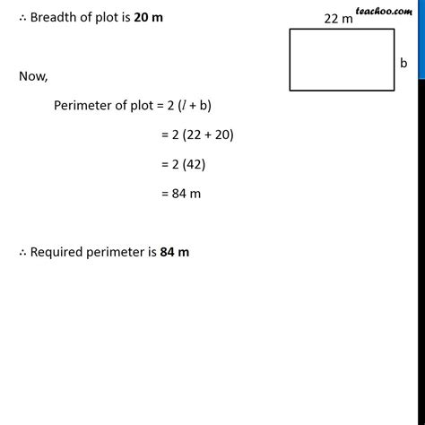 Question 3 Find Breadth Of A Rectangular Plot Of Land If Its Area