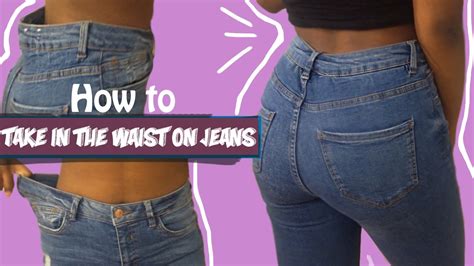How To Take In The Waist On A Pair Of Jeans Fashion Fix Ep 6