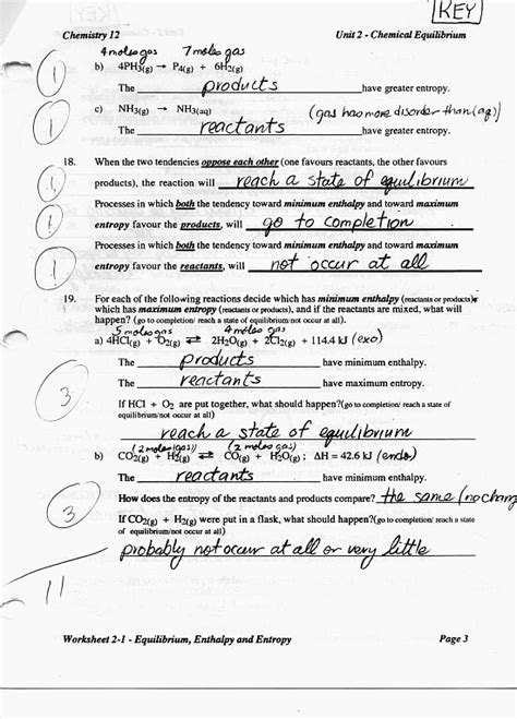 Read the questions carefully and write the answer you have chosen on the line provided. 15 Best Images of Chemistry Unit 5 Worksheet 1 - Chemistry ...