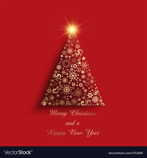 Christmas Tree Background Royalty Free Vector Image