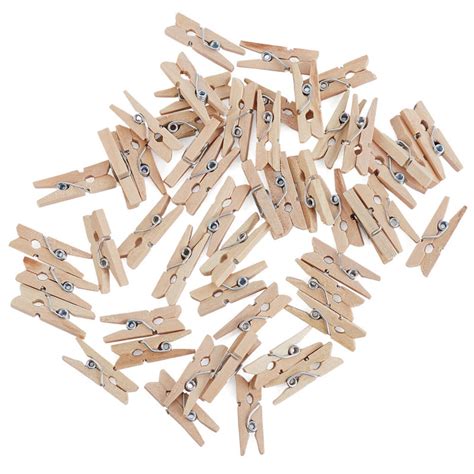 Miniature Wood Clothespins Clothespins Unfinished Wood Craft Supplies