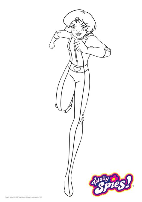 Clover Sam Et Alex Coloriages Totally Spies Tfou Coloriage My Xxx Hot Girl