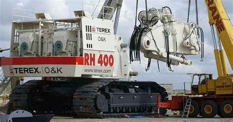Terex Rh400 Największa Gąsienicowa Koparko ładowarka Na świecie