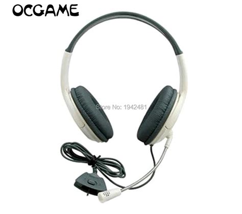 Ocgame Headphone Earphone White Big Gaming Chat Headset With Mic