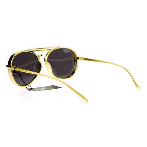 Sa Mens Futurism Retro Color Mirror Lens Plastic Aviator Sunglasses Ebay