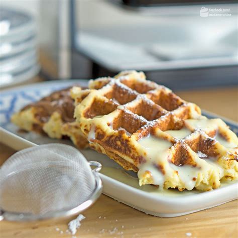 Kj (kcal) 2214 (529) eiweiß. Belgische Waffeln mit Vanillesoße | Waffeln rezept ...