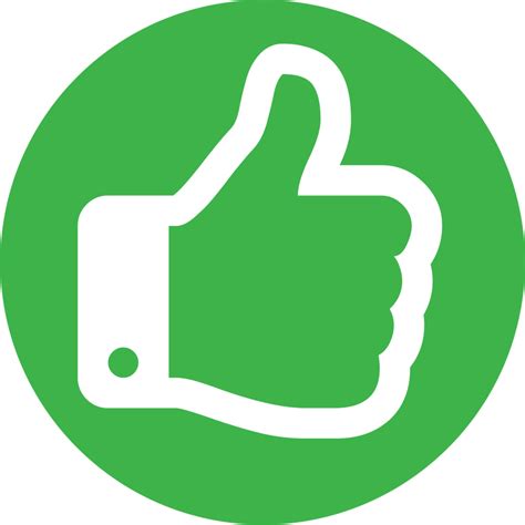 green thumbs up png - Thumbs Up - Thumbs Up Icon Circle | #3395143 - Vippng