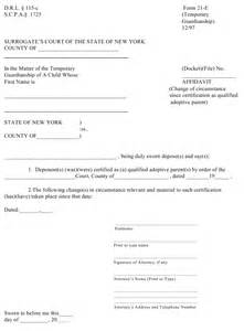 Affidavit of guardianship form texas. Form 21-E Download Fillable PDF, Affidavit (Change of Circumstance Since Certificat... New York ...