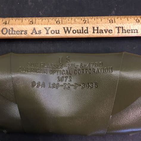 Military Issued Vietnam Era Sunglasses American Optical Corp 1972 Not A Repro Ebay