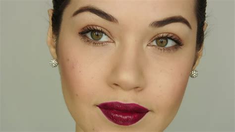 Dark Burgundy Lip Makeup Tutorial Eman Youtube